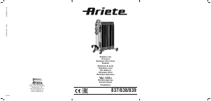 Kullanım kılavuzu Ariete 837 Isıtıcı