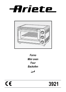 Manual Ariete 3921 Oven