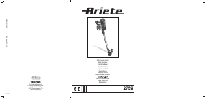 Kullanım kılavuzu Ariete 2759 Elektrikli süpürge