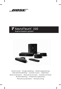 Bruksanvisning Bose SoundTouch 220 Hjemmeteatersystem