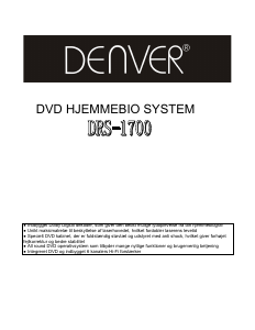 Brugsanvisning Denver DRS-1700 Hjemmebiosystem