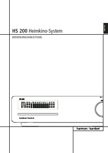 Bedienungsanleitung Harman Kardon HS 200 Heimkinosystem