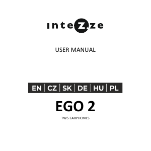 Manual Intezze Ego 2 Headphone
