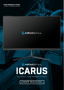 Manual de uso Newskill NS-ICARUS-IC24VAF165 Monitor de LED