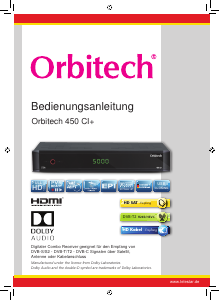 Bedienungsanleitung Orbitech 450 CI+ Digital-receiver