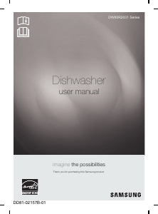 Manual Samsung DW80R2031US Dishwasher