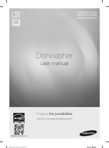 Mode d’emploi Samsung DW80H9930MO Lave-vaisselle