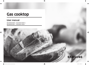 Mode d’emploi Samsung NA30K7750TG/AA Table de cuisson