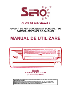 Manual Sero SAC 09/CH Aer condiționat