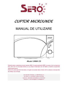 Manual Sero SMW 05 Cuptor cu microunde