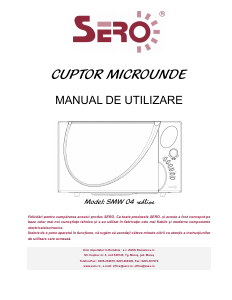 Manual Sero SMW 04 Redline Cuptor cu microunde