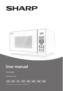 Manual Sharp YC-PC322AE-S Cuptor cu microunde