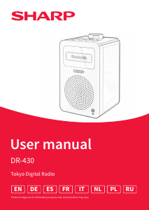 Manuale Sharp DR-430 Radio