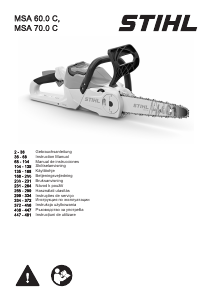 Manual Stihl MSA 60 C-B Ferăstrăul cu lanţ