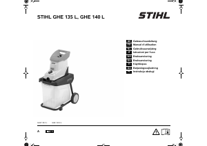 Bruksanvisning Stihl GHE 140 L Kompostkvarn