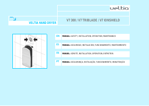 Manual Veltia V7 300 Secador de mão