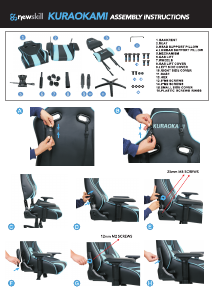 Kullanım kılavuzu Newskill NS-CH-KURAOKAMI Ofis sandalyesi