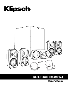 Manual de uso Klipsch Reference Theater 5.1 Sistema de home cinema