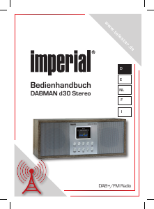 Manual de uso Imperial Dabman d30 Stereo Radio