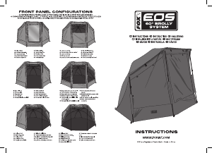Руководство FOX EOS 60 Brolly Палатка