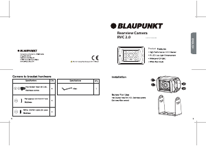Manual Blaupunkt RVC 2.0 Reversing Camera