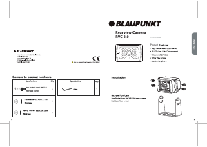 Manual Blaupunkt RVC 3.0 Reversing Camera