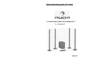 Bedienungsanleitung Auna 5.1 Cinema-B Heimkinosystem