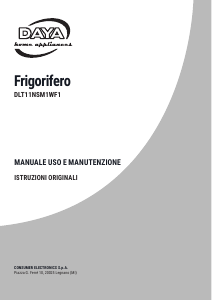 Manuale DAYA DLT11NSM1WF1 Frigorifero