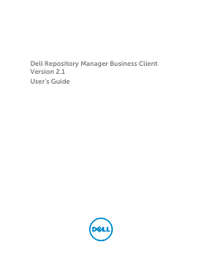 Manual Dell Repository Manager Version 2.1