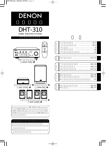 説明書 デノン DHT-310 ホームシアターシステム
