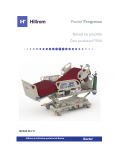 Návod Hillrom P7500 Nemocničná posteľ