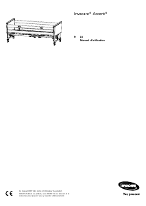 Mode d’emploi Invacare Accent Lit d’hôpital