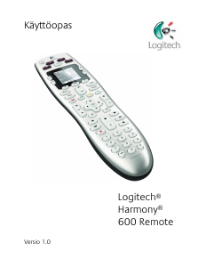 Käyttöohje Logitech Harmony 600 Kaukosäädin