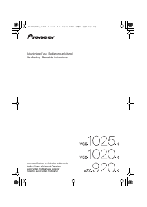 Handleiding Pioneer VSX-920-K Receiver