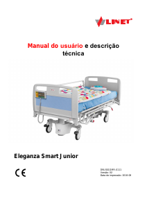 Manual Linet Eleganza Smart Junior Cama hospitalar