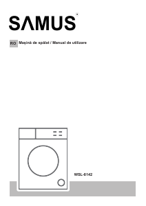 Manual Samus WSL-8142 Mașină de spălat