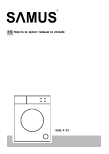 Manual Samus WSL-7122 Mașină de spălat