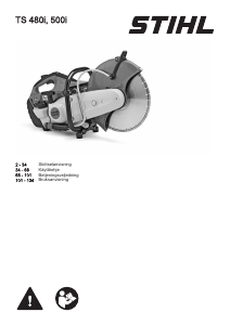 Bruksanvisning Stihl TS 500i Cirkelsåg