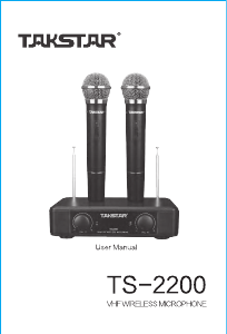 Manual Takstar TS-2200 Karaoke Set