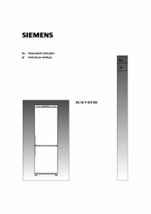 Instrukcja Siemens KG36V610SD Lodówko-zamrażarka