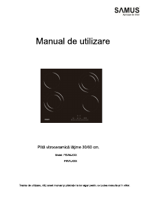 Manual Samus PSVE-32BG4 Plită