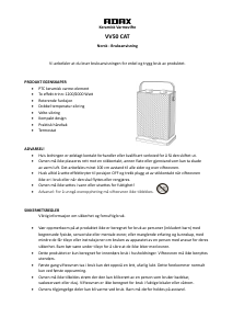 Handleiding Adax VV 50 Kachel