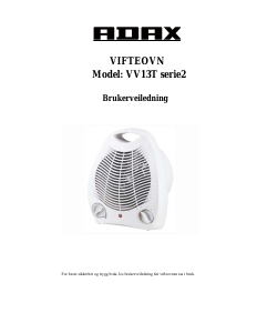 Manual Adax VV 13 T Heater