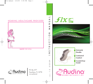 Manual Audina FLX Hearing Aid