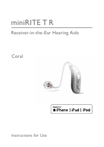 Manual Audina Coral RITE Hearing Aid