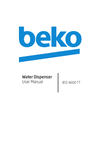 Handleiding BEKO BSS 4600 TT Waterdispenser