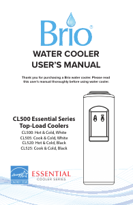 Handleiding Brio CL505 Waterdispenser
