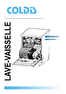 Mode d’emploi Coldis COLV12AAAM Lave-vaisselle