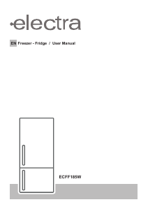 Manual Electra ECFF185W Fridge-Freezer