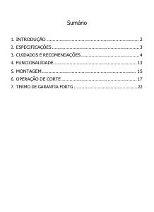 Manual FORTG FG0004.FE.B Serra circular